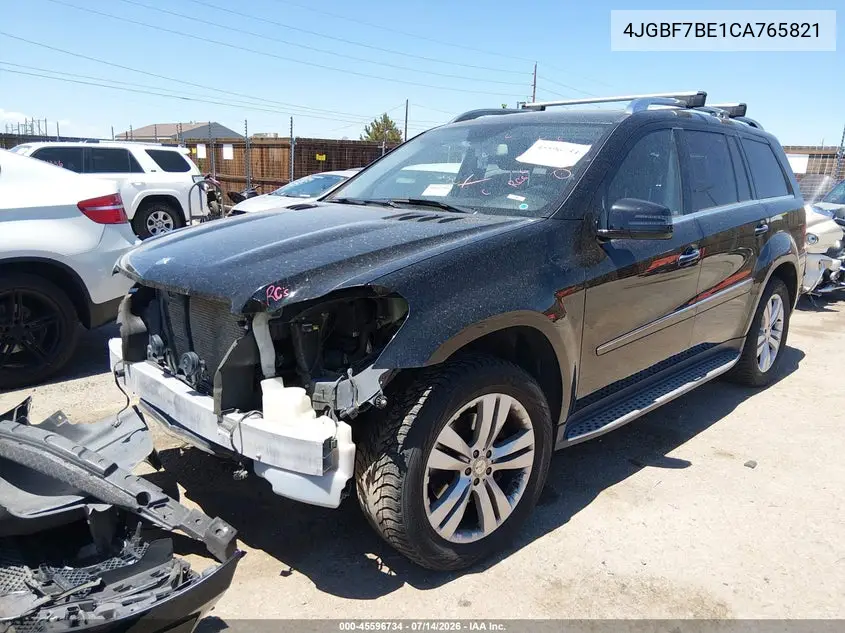 2012 Mercedes-Benz Gl 450 4Matic VIN: 4JGBF7BE1CA765821 Lot: 45596734
