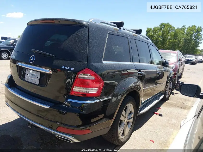 2012 Mercedes-Benz Gl 450 4Matic VIN: 4JGBF7BE1CA765821 Lot: 45596734