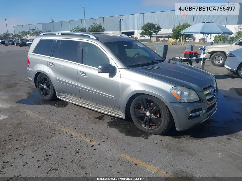 2012 Mercedes-Benz Gl 450 4Matic VIN: 4JGBF7BE1CA766497 Lot: 45607354
