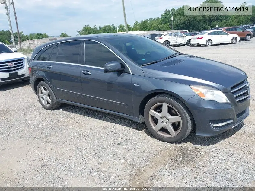 2012 Mercedes-Benz R 350 Bluetec 4Matic VIN: 4JGCB2FE8CA146419 Lot: 45616231