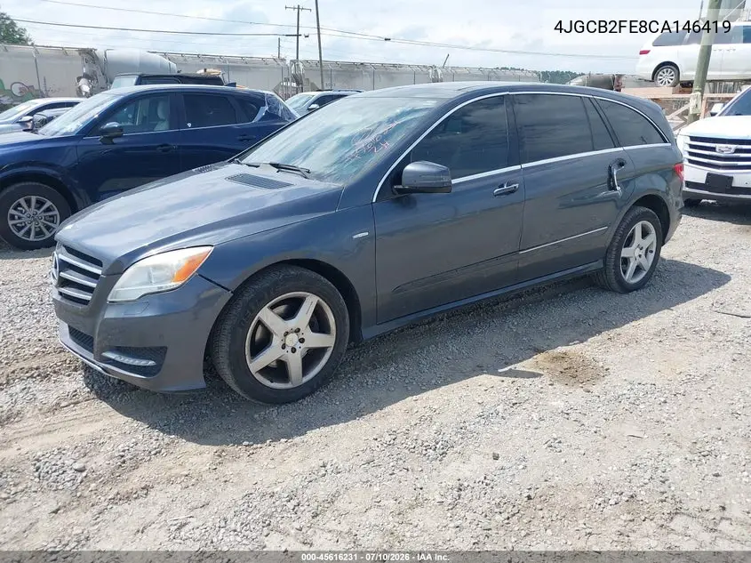 2012 Mercedes-Benz R 350 Bluetec 4Matic VIN: 4JGCB2FE8CA146419 Lot: 45616231