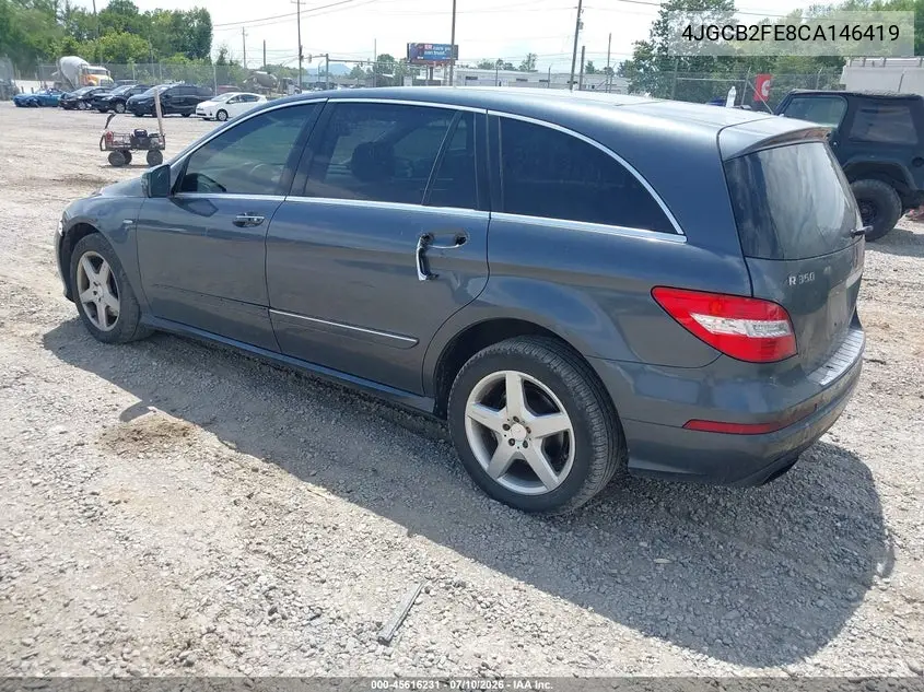 2012 Mercedes-Benz R 350 Bluetec 4Matic VIN: 4JGCB2FE8CA146419 Lot: 45616231