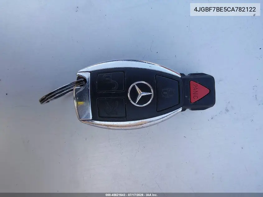 2012 Mercedes-Benz Gl 450 4Matic VIN: 4JGBF7BE5CA782122 Lot: 45621643