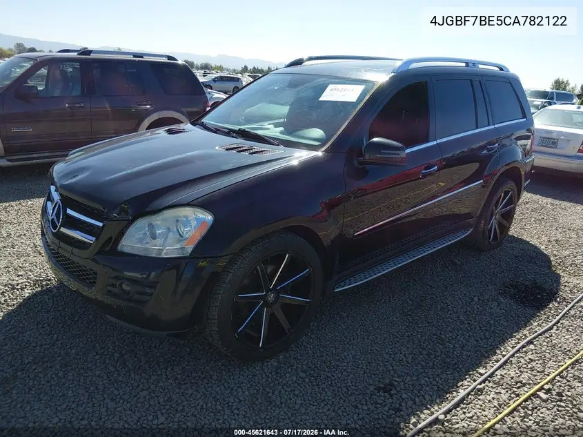 2012 Mercedes-Benz Gl 450 4Matic VIN: 4JGBF7BE5CA782122 Lot: 45621643