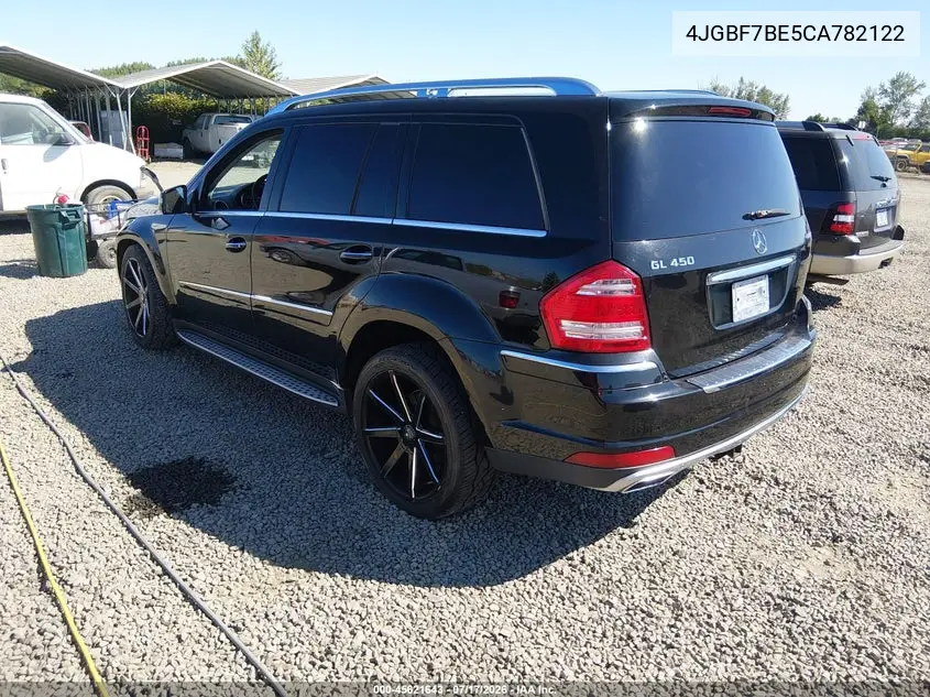 2012 Mercedes-Benz Gl 450 4Matic VIN: 4JGBF7BE5CA782122 Lot: 45621643