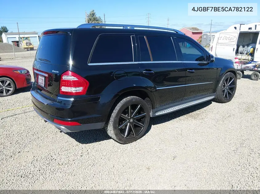 2012 Mercedes-Benz Gl 450 4Matic VIN: 4JGBF7BE5CA782122 Lot: 45621643