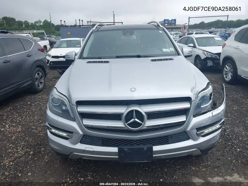 2013 Mercedes-Benz Gl 450 4Matic VIN: 4JGDF7CE9DA258061 Lot: 45441594