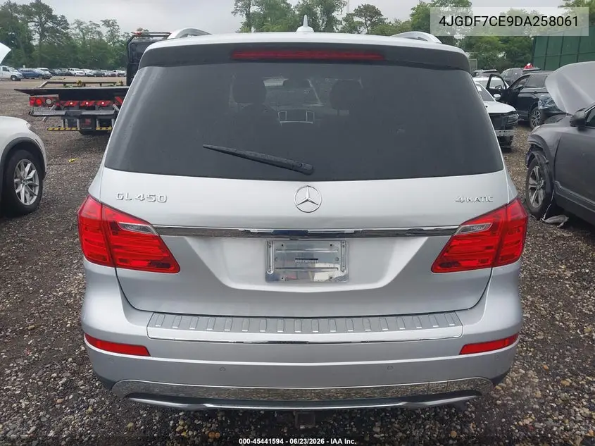 2013 Mercedes-Benz Gl 450 4Matic VIN: 4JGDF7CE9DA258061 Lot: 45441594