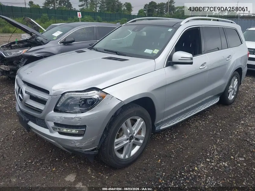 2013 Mercedes-Benz Gl 450 4Matic VIN: 4JGDF7CE9DA258061 Lot: 45441594