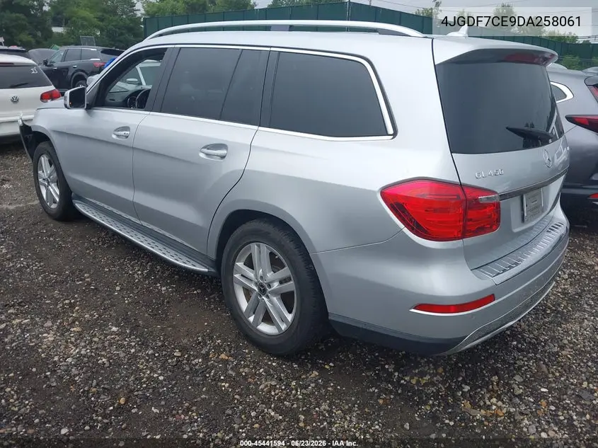 2013 Mercedes-Benz Gl 450 4Matic VIN: 4JGDF7CE9DA258061 Lot: 45441594