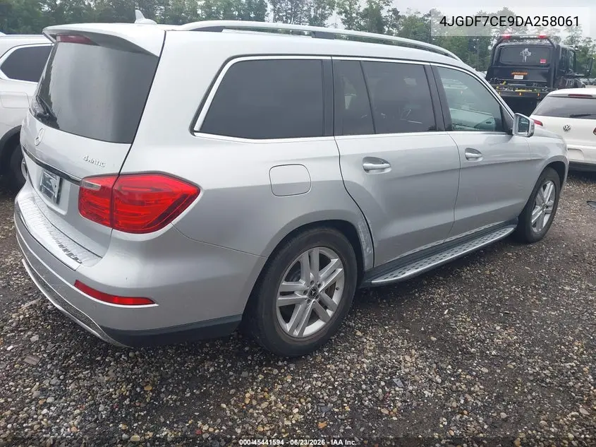 2013 Mercedes-Benz Gl 450 4Matic VIN: 4JGDF7CE9DA258061 Lot: 45441594