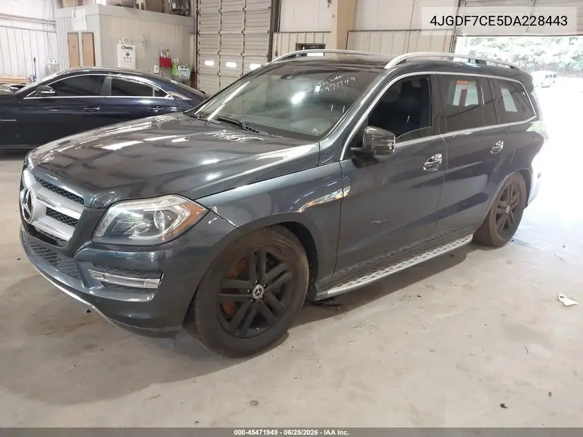 2013 Mercedes-Benz Gl 450 4Matic VIN: 4JGDF7CE5DA228443 Lot: 45471949
