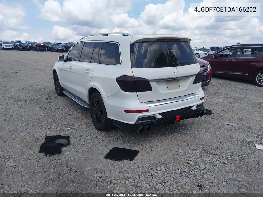 2013 Mercedes-Benz Gl 450 4Matic VIN: 4JGDF7CE1DA166202 Lot: 45476254