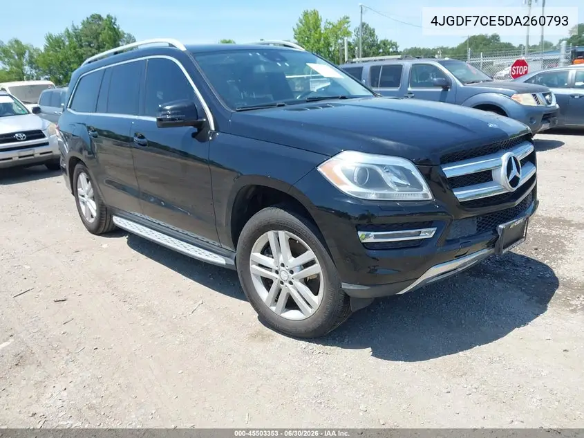 2013 Mercedes-Benz Gl 450 4Matic VIN: 4JGDF7CE5DA260793 Lot: 45503353