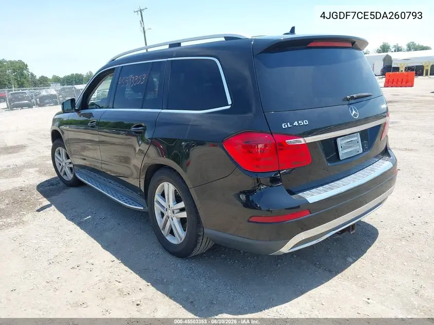 2013 Mercedes-Benz Gl 450 4Matic VIN: 4JGDF7CE5DA260793 Lot: 45503353