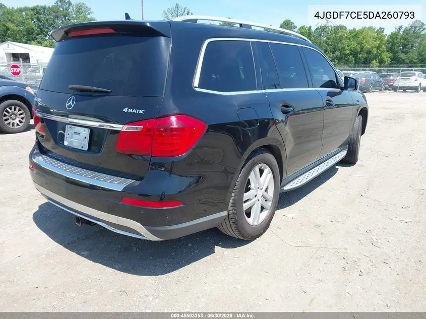2013 Mercedes-Benz Gl 450 4Matic VIN: 4JGDF7CE5DA260793 Lot: 45503353