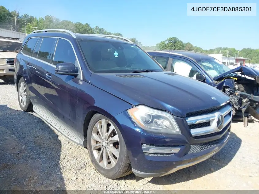 2013 Mercedes-Benz Gl 450 4Matic VIN: 4JGDF7CE3DA085301 Lot: 45509970
