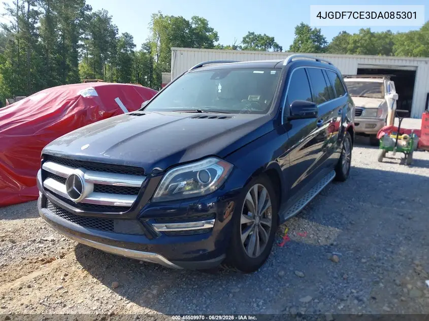 2013 Mercedes-Benz Gl 450 4Matic VIN: 4JGDF7CE3DA085301 Lot: 45509970