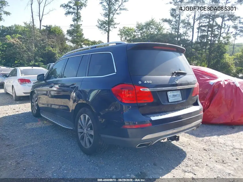 2013 Mercedes-Benz Gl 450 4Matic VIN: 4JGDF7CE3DA085301 Lot: 45509970
