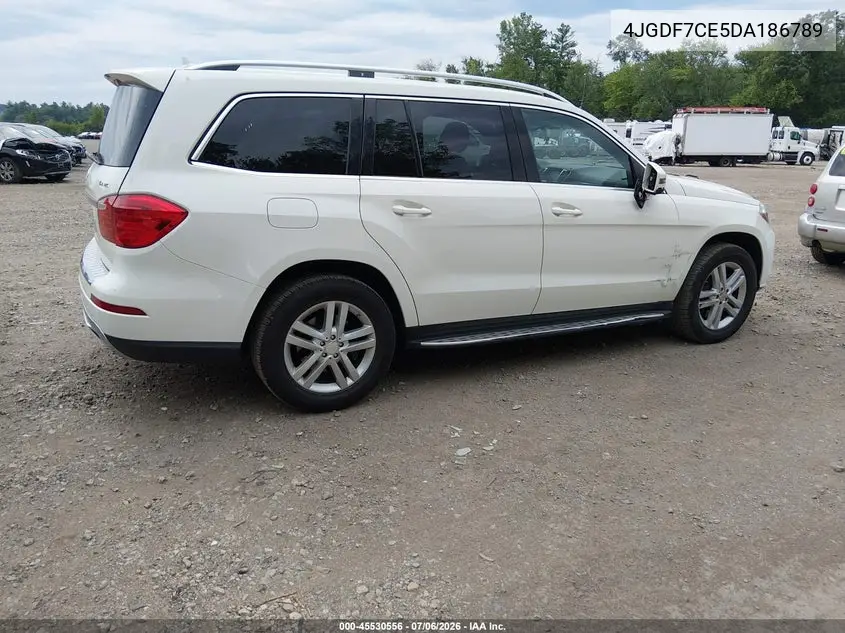 2013 Mercedes-Benz Gl 450 4Matic VIN: 4JGDF7CE5DA186789 Lot: 45530556