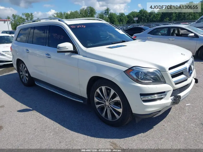 2013 Mercedes-Benz Gl 450 4Matic VIN: 4JGDF7CE1DA130655 Lot: 45571238
