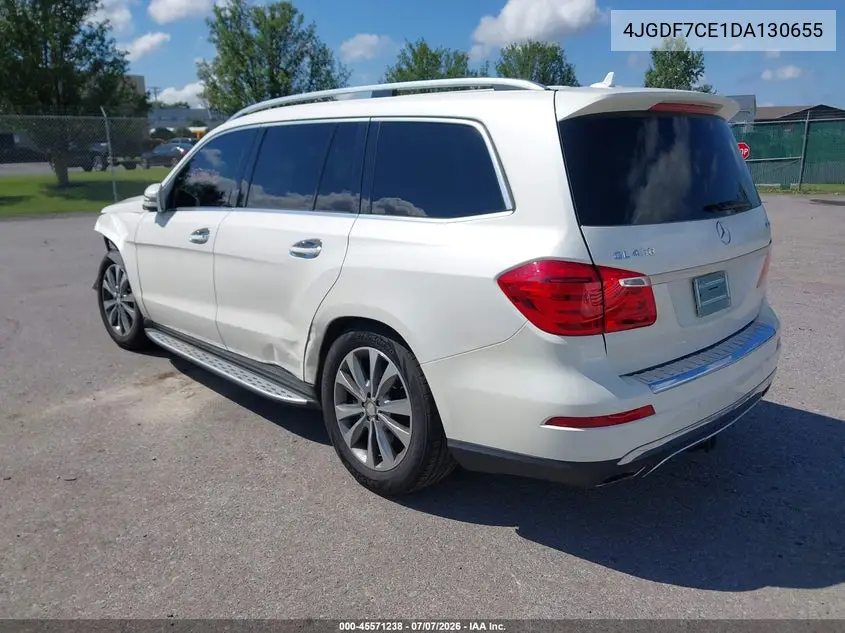 2013 Mercedes-Benz Gl 450 4Matic VIN: 4JGDF7CE1DA130655 Lot: 45571238