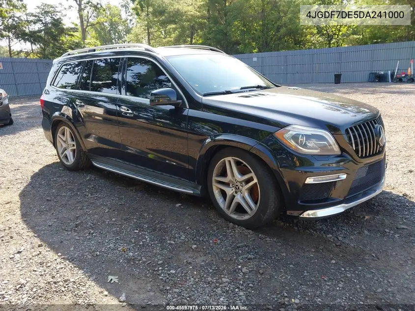 2013 Mercedes-Benz Gl 550 4Matic VIN: 4JGDF7DE5DA241000 Lot: 45597975