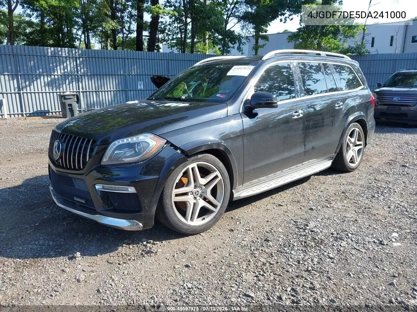 2013 Mercedes-Benz Gl 550 4Matic VIN: 4JGDF7DE5DA241000 Lot: 45597975