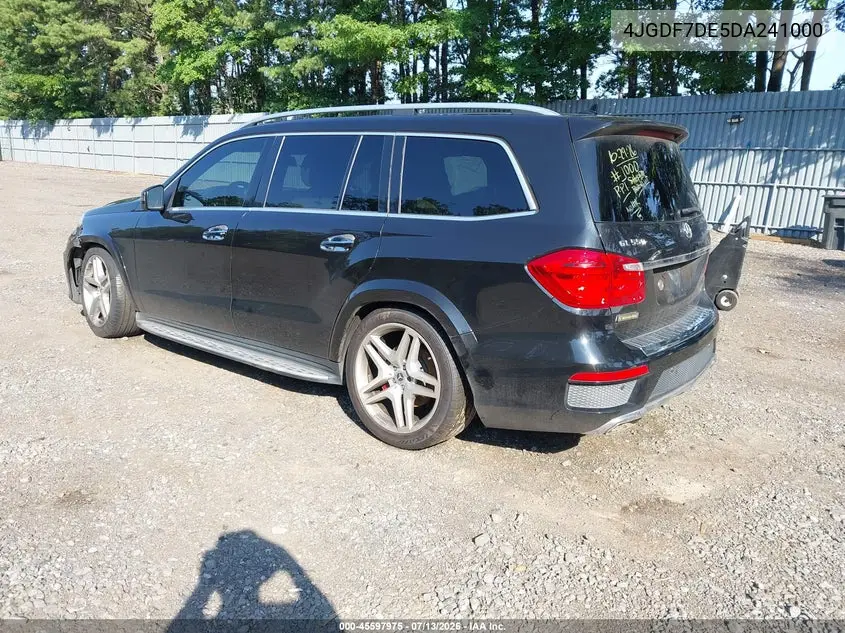 2013 Mercedes-Benz Gl 550 4Matic VIN: 4JGDF7DE5DA241000 Lot: 45597975