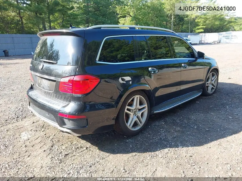 2013 Mercedes-Benz Gl 550 4Matic VIN: 4JGDF7DE5DA241000 Lot: 45597975