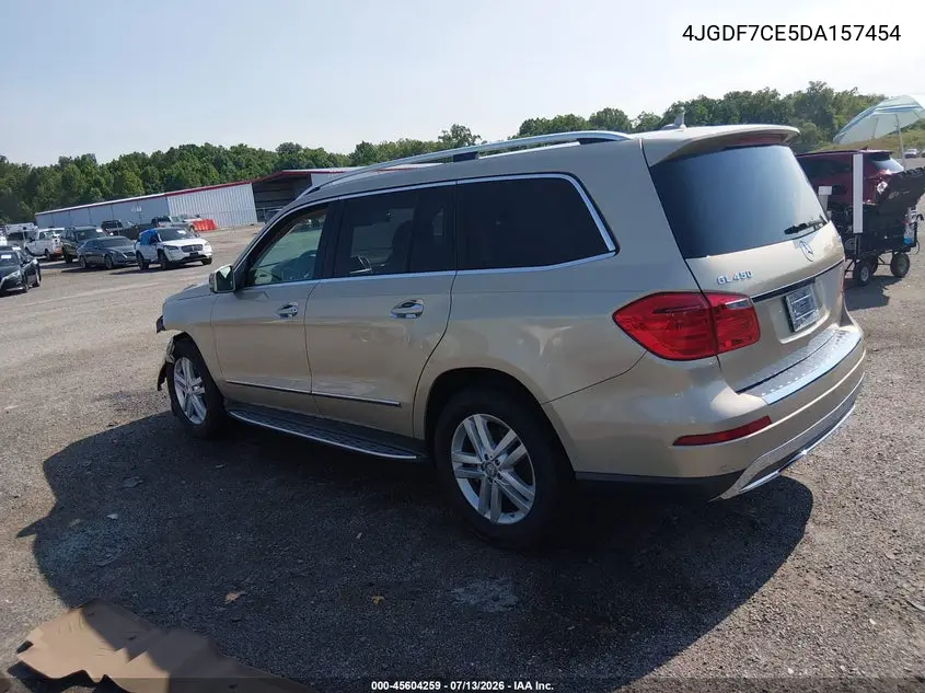 2013 Mercedes-Benz Gl 450 4Matic VIN: 4JGDF7CE5DA157454 Lot: 45604259