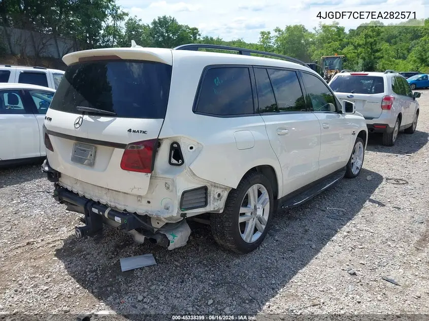 4JGDF7CE7EA282571 2014 Mercedes-Benz Gl 450 4Matic