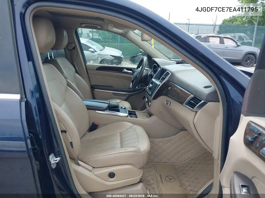 2014 Mercedes-Benz Gl 450 4Matic VIN: 4JGDF7CE7EA411795 Lot: 45392437