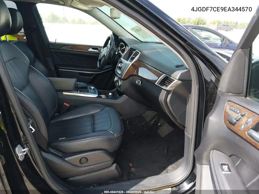 2014 Mercedes-Benz Gl 450 4Matic VIN: 4JGDF7CE9EA344570 Lot: 45441828
