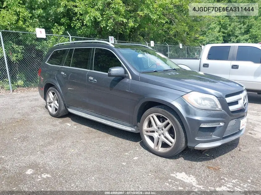 2014 Mercedes-Benz Gl 550 4Matic VIN: 4JGDF7DE6EA311444 Lot: 45593997