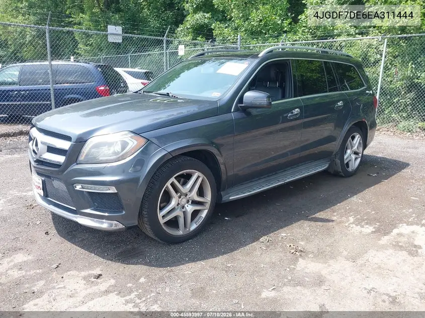 2014 Mercedes-Benz Gl 550 4Matic VIN: 4JGDF7DE6EA311444 Lot: 45593997