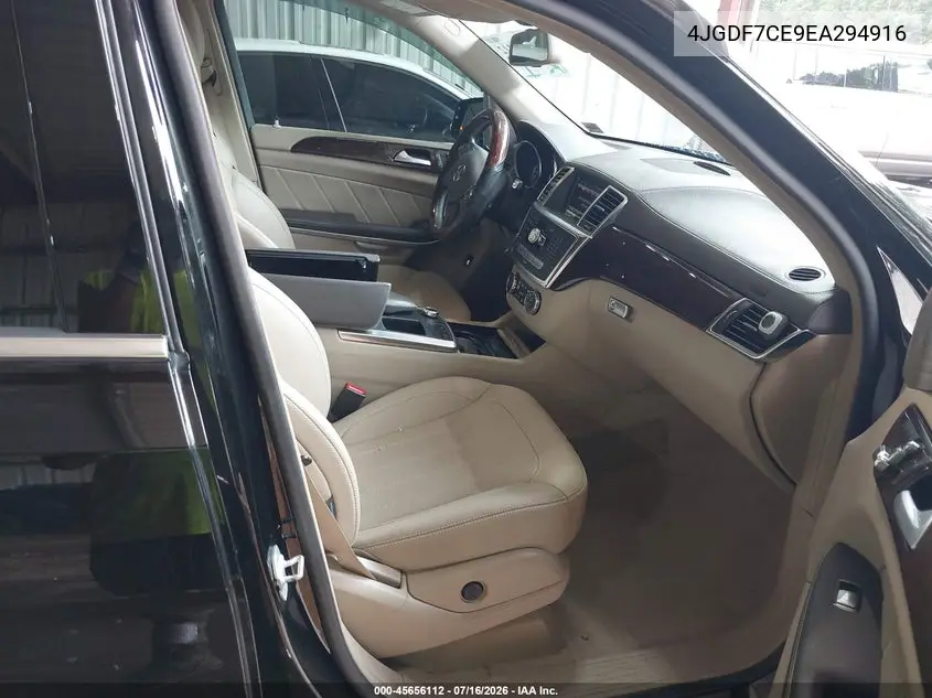 2014 Mercedes-Benz Gl 450 4Matic VIN: 4JGDF7CE9EA294916 Lot: 45656112
