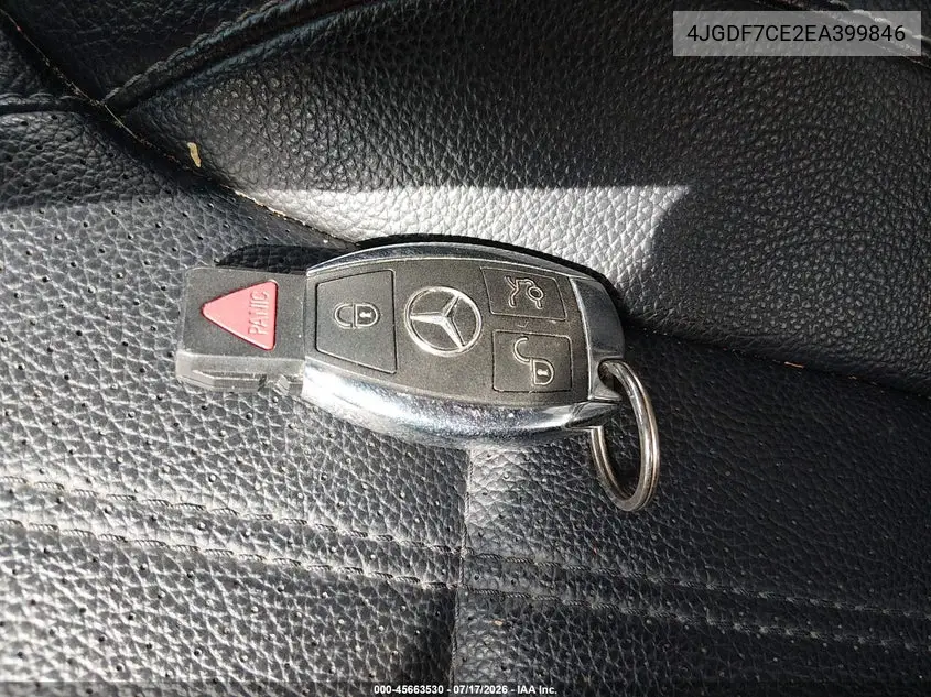 2014 Mercedes-Benz Gl 450 4Matic VIN: 4JGDF7CE2EA399846 Lot: 45663530