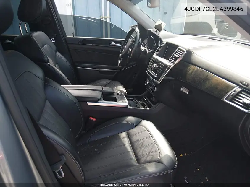 2014 Mercedes-Benz Gl 450 4Matic VIN: 4JGDF7CE2EA399846 Lot: 45663530