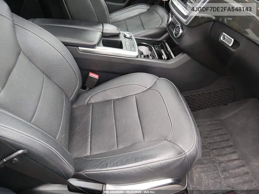 2015 Mercedes-Benz Gl 550 4Matic VIN: 4JGDF7DE2FA548143 Lot: 45448050
