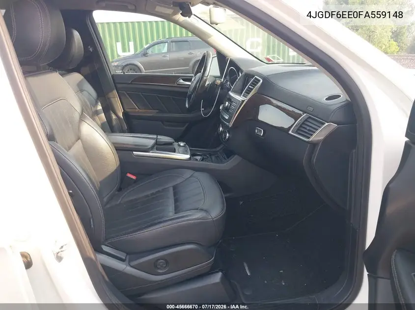 2015 Mercedes-Benz Gl 450 4Matic VIN: 4JGDF6EE0FA559148 Lot: 45666670