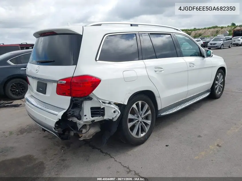 2016 Mercedes-Benz Gl 450 4Matic VIN: 4JGDF6EE5GA682350 Lot: 45344997