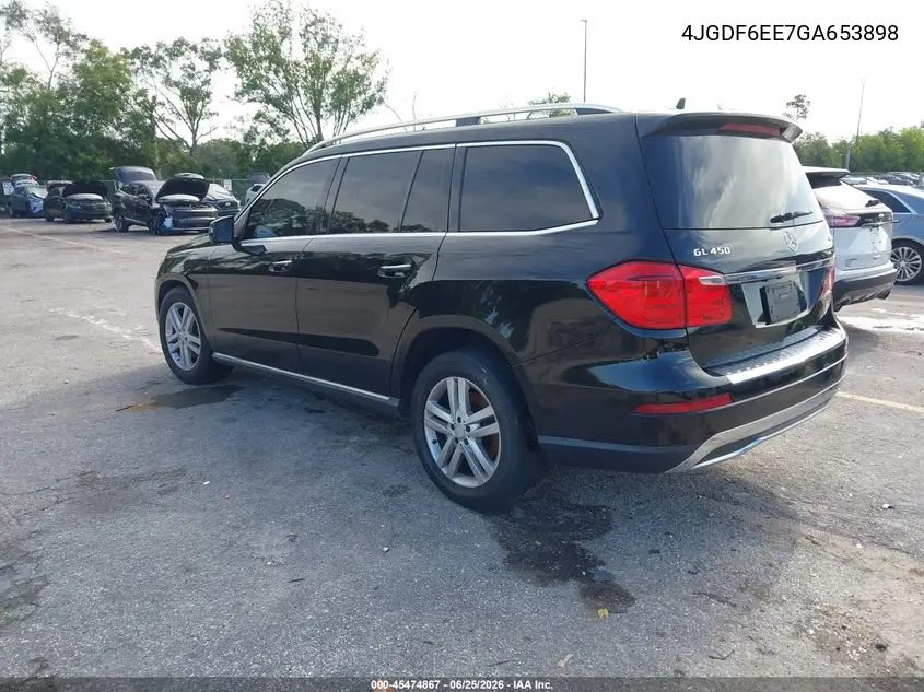 2016 Mercedes-Benz Gl 450 4Matic VIN: 4JGDF6EE7GA653898 Lot: 45474867