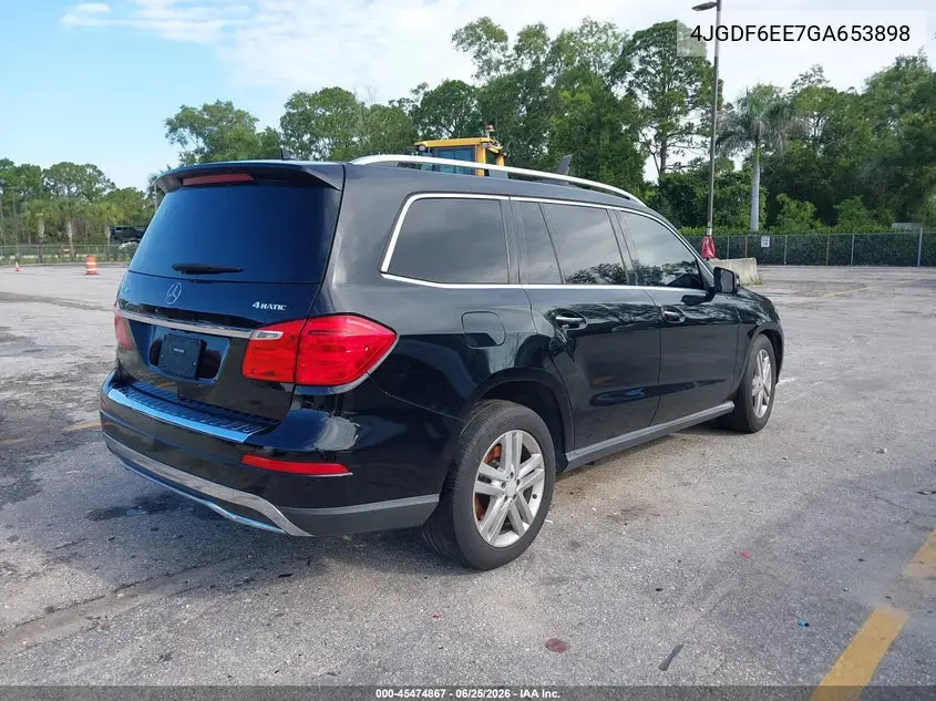 2016 Mercedes-Benz Gl 450 4Matic VIN: 4JGDF6EE7GA653898 Lot: 45474867