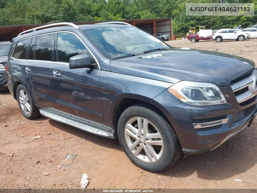 2016 Mercedes-Benz Gl 450 4Matic VIN: 4JGDF6EE4GA621183 Lot: 45534426