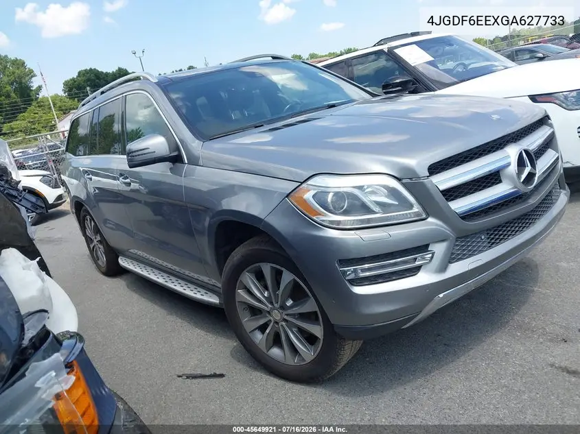 2016 Mercedes-Benz Gl 450 4Matic VIN: 4JGDF6EEXGA627733 Lot: 45649921