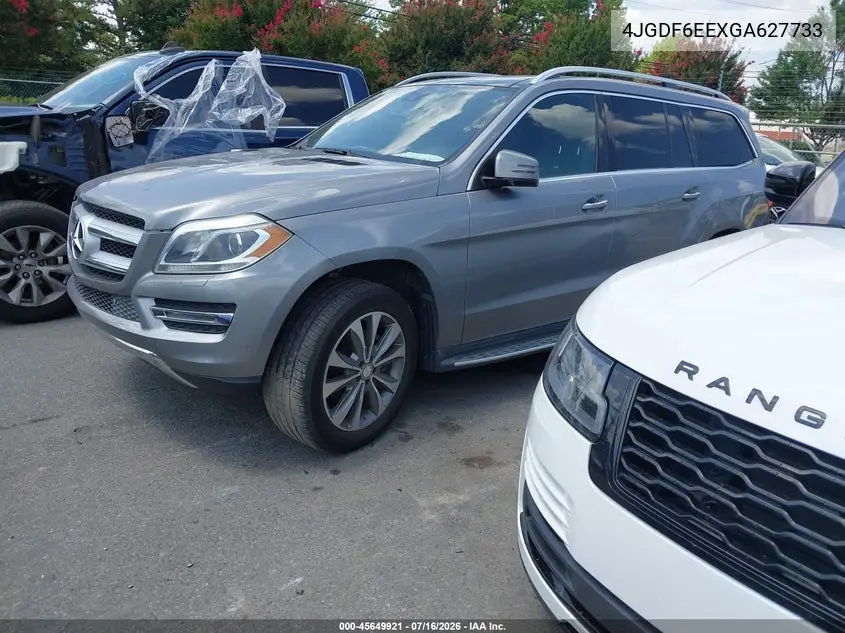 2016 Mercedes-Benz Gl 450 4Matic VIN: 4JGDF6EEXGA627733 Lot: 45649921