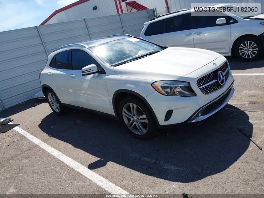 2015 Mercedes-Benz Gla 250 VIN: WDCTG4EB5FJ182060 Lot: 45357695