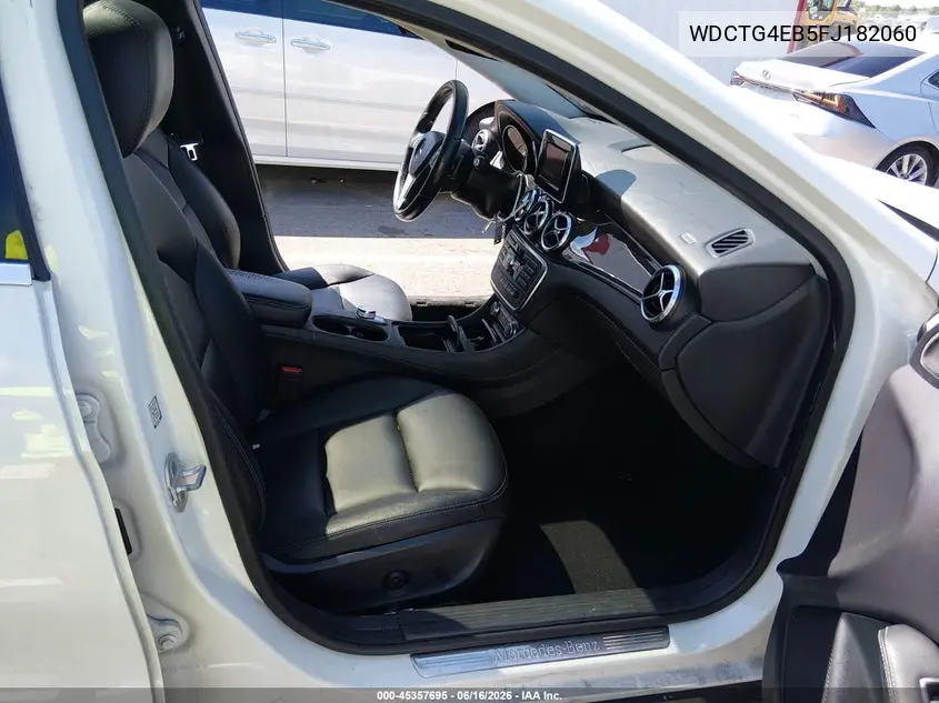 2015 Mercedes-Benz Gla 250 VIN: WDCTG4EB5FJ182060 Lot: 45357695