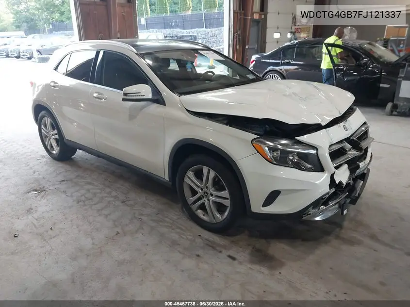 2015 Mercedes-Benz Gla 250 4Matic VIN: WDCTG4GB7FJ121337 Lot: 45467738